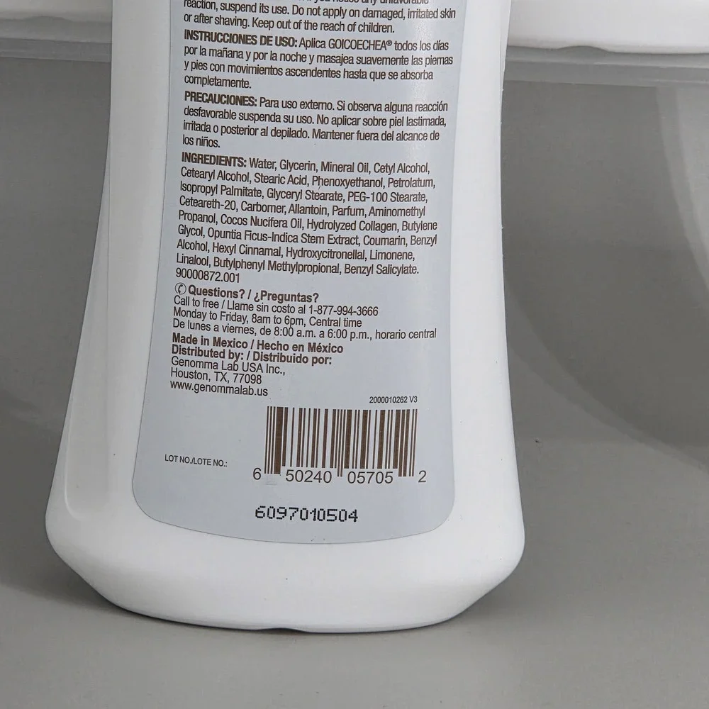 Goicoechea Body‎ Lotion 13.5oz 3 Pack Coconut Oil Prickly Pear Nourishing New